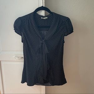 Polka dot blouse